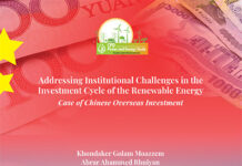Addressing Institutional Challenges in the Investment Cycle of the Renewable Energy – Case of Chinese Overseas Investment